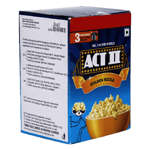ACT II Golden Sizzle 5 in 1 Multipack, 210g