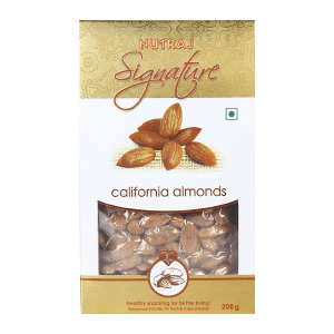Nutraj California Almonds 200 gm