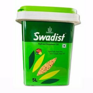 Swadist Soyabean Oil Bucket   5L